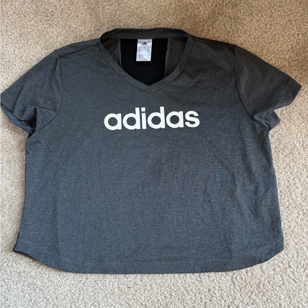 Adidas Gray Short Sleeve Tee